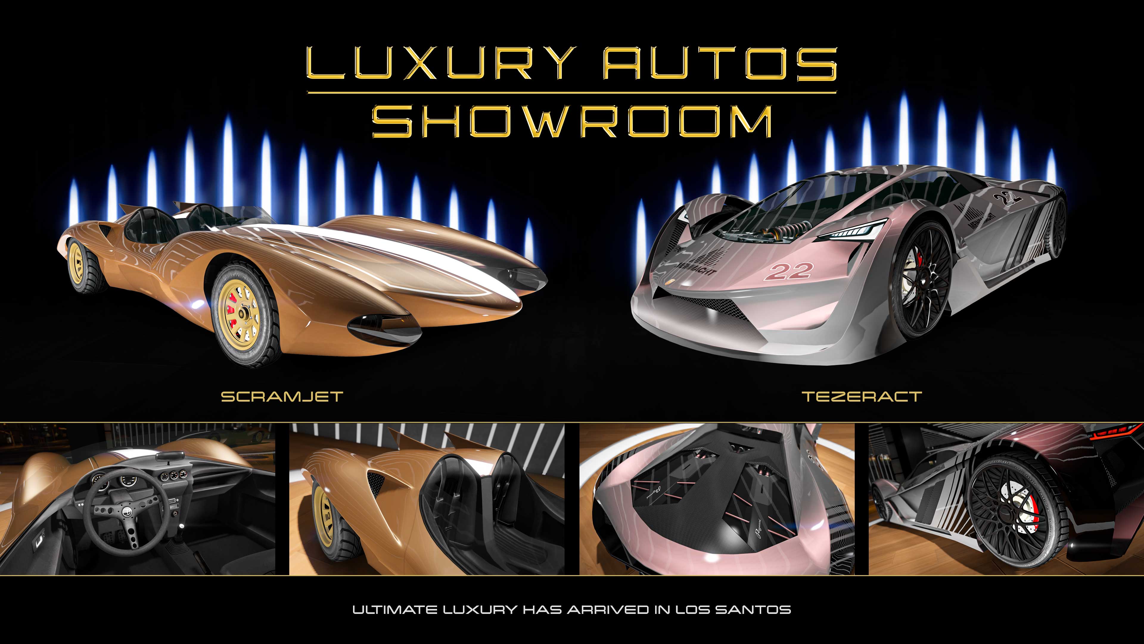 Luxury Autos Showroom poster