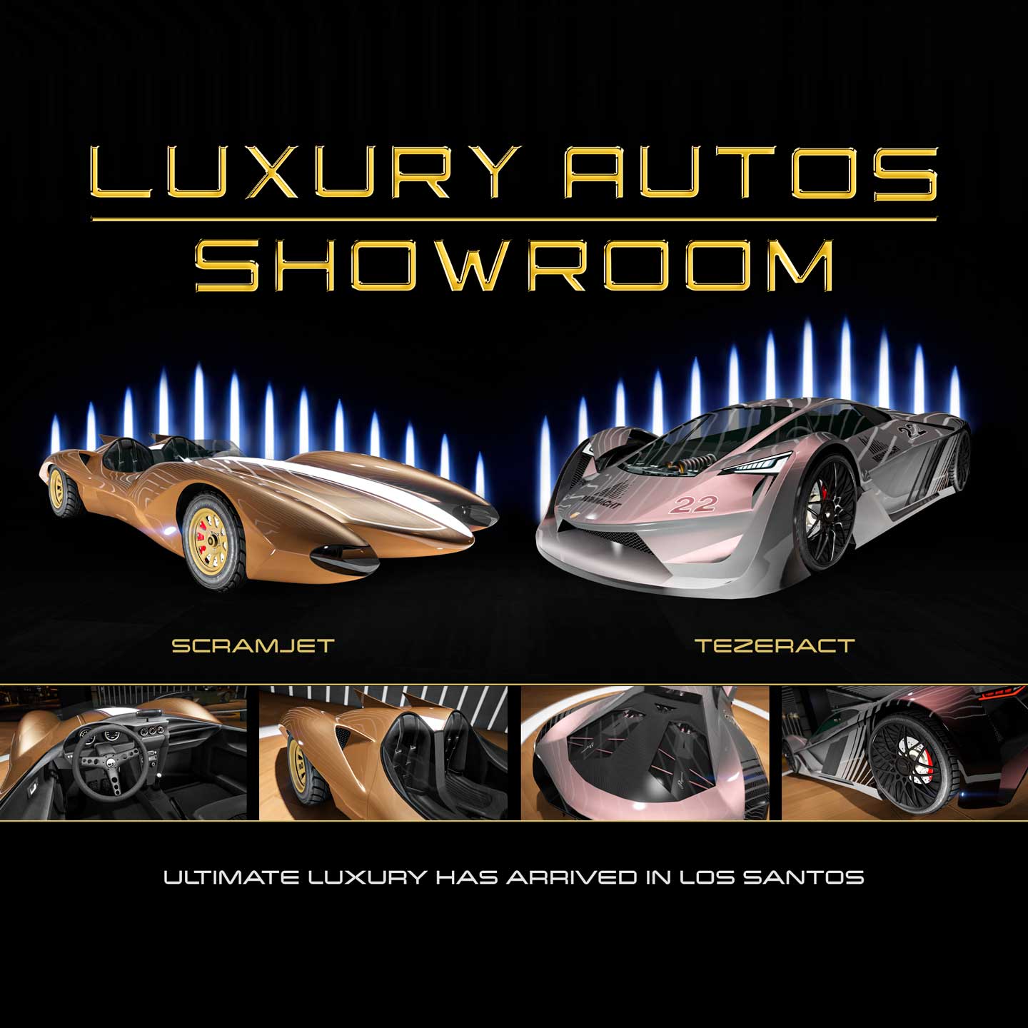 Luxury Autos Showroom poster