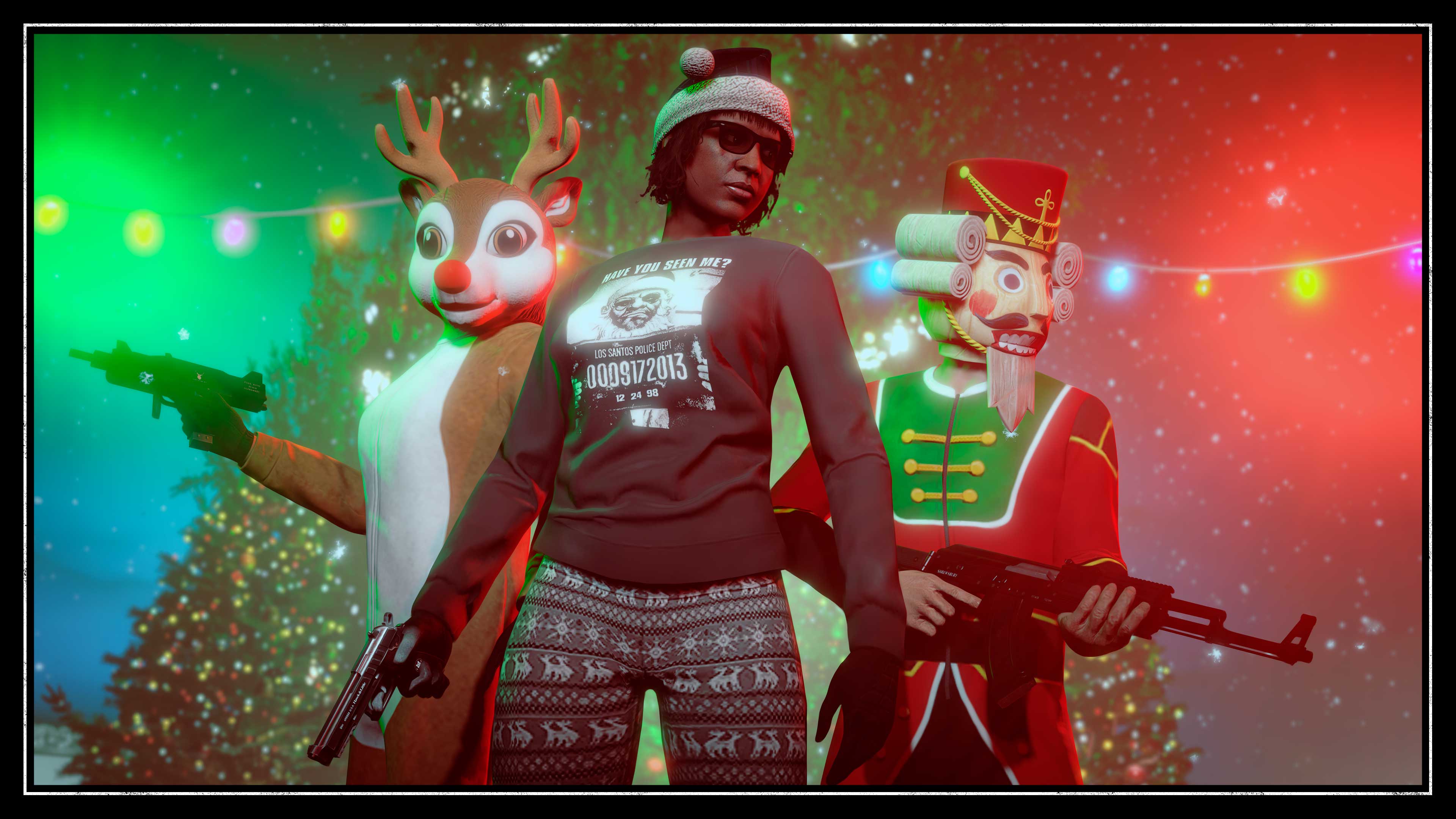 GTA 在线模式角色穿着新的节庆服饰的图片