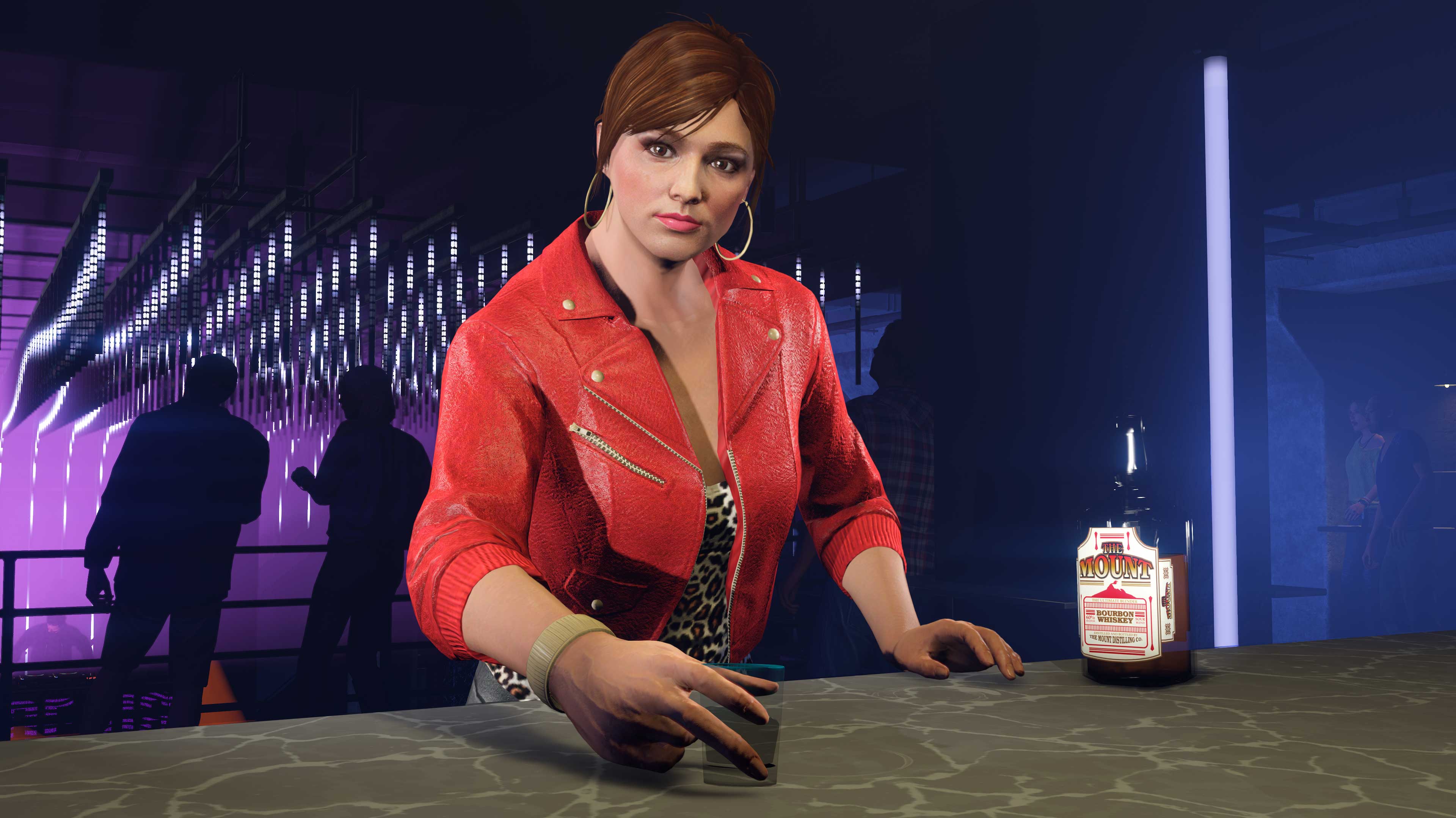 GTA 在线模式角色在夜总会吧台的图片