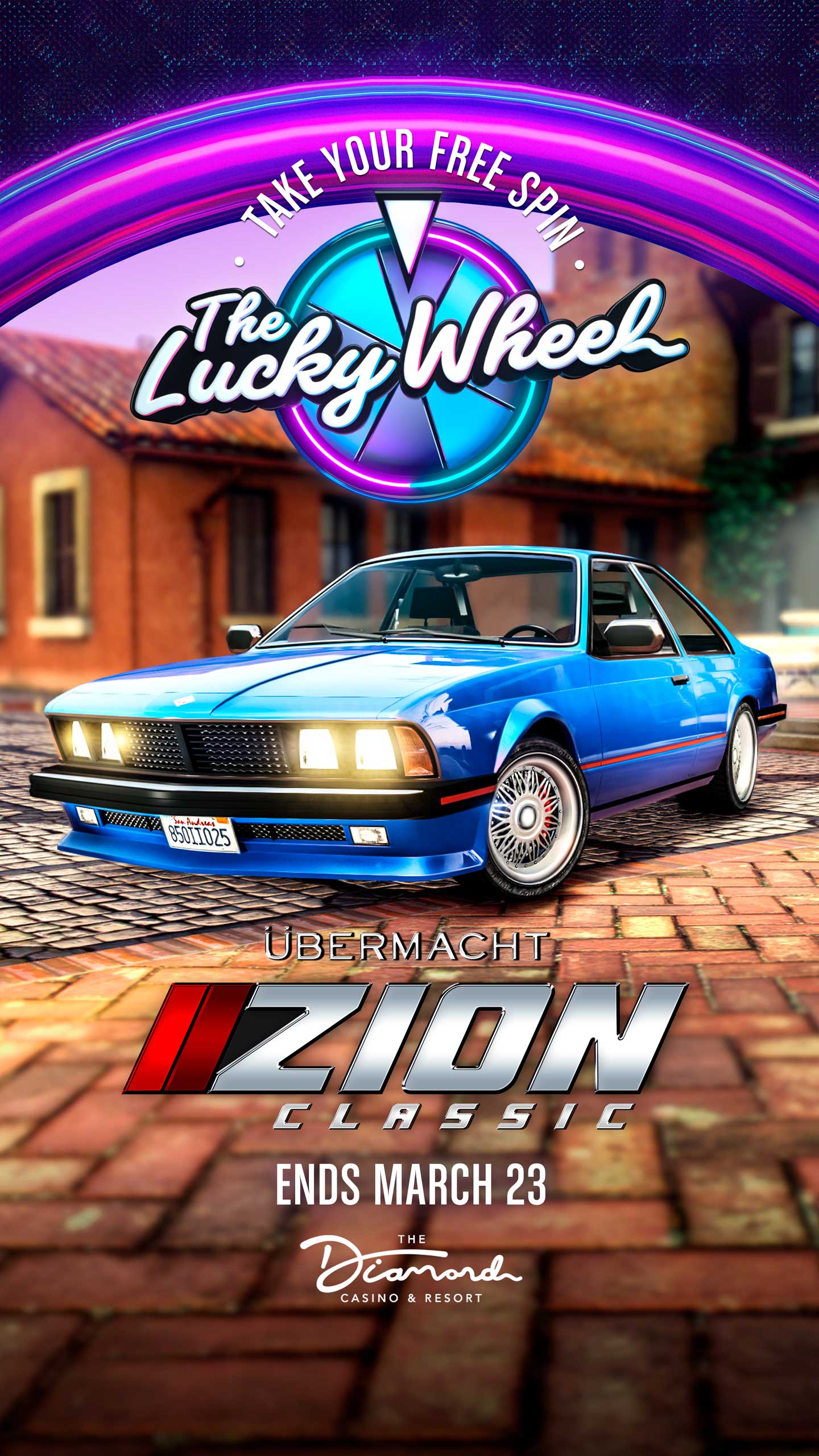 screenshot of this week’s podium vehicle: the Übermacht Zion Classic